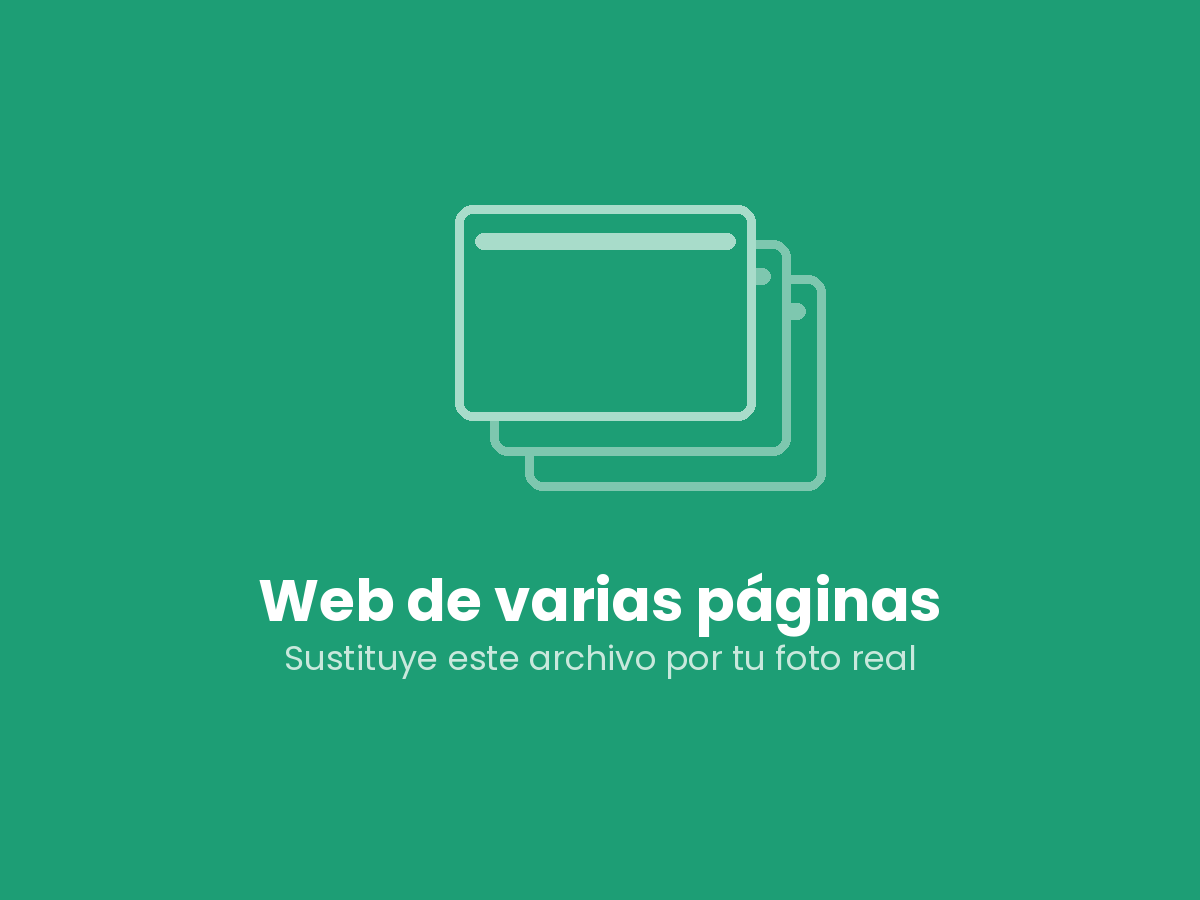 Web de un negocio repartida en varias páginas